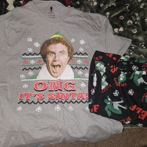 ELF Gray and Black Joggers